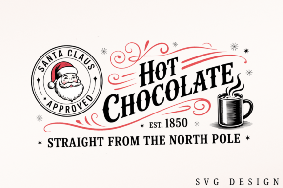 Download Hot Chocolate Santa Claus Approved PNG - Santa claus Collection