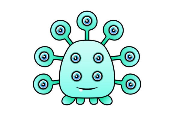 Download Cute Illustration Design Alien Vector - Illustration Collection