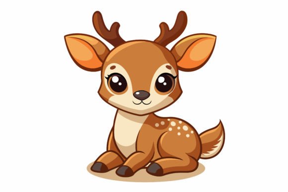 Download Cute-baby-deer Vector Illustration - Illustration Collection
