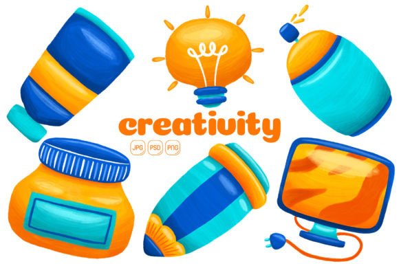 Download Creativity Element Illustration Pack 02 - Illustration Collection
