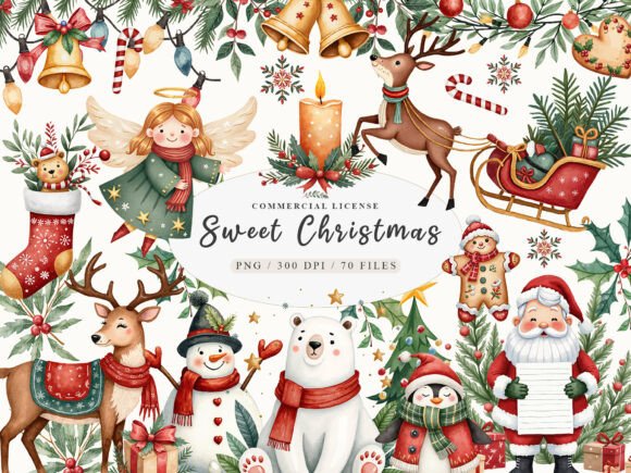 Download Sweet Cute Christmas Mrs Santa Claus PNG - Santa claus Collection