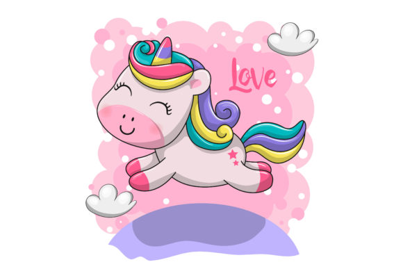 Download Cute Baby Unicorn Illustration - Illustration Collection