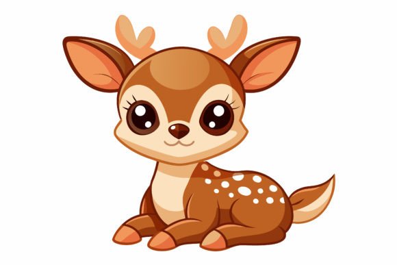 Download Cute-baby-deer Vector Illustration - Illustration Collection