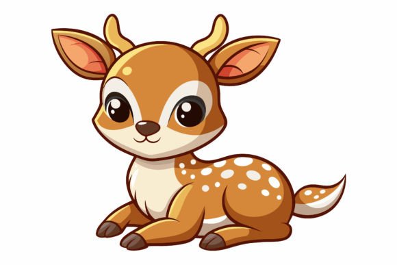 Download Cute-baby-deer Vector Illustration - Illustration Collection