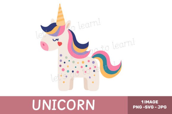 Download Cute Unicorn Illustration Svg Clipart - Illustration Collection
