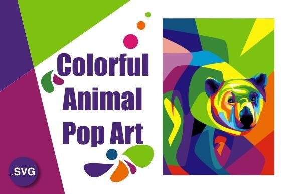 Download Colorful Polar Bear Illustration - Illustration Collection