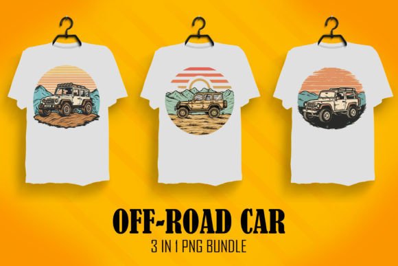 Download Adventure Car Illustration Clipart Set - Illustration Collection